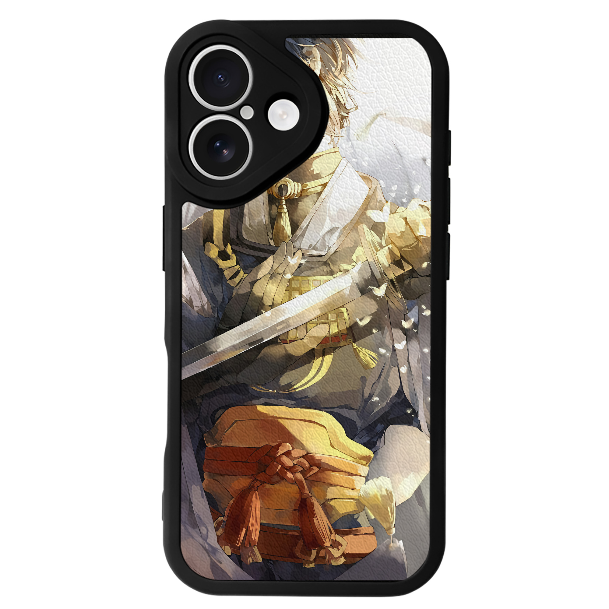 （画像用） 刀剣乱舞 Touken Ranbu 【iPhone 16シリーズ対応】シリコンスマホケース（レザー調） 材質：シリコン